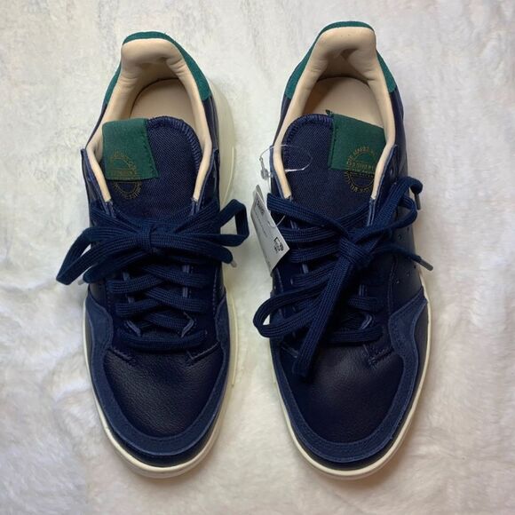 ADIDAS SUPERCOURT SHOESCOLLEGIATE NAVY / GREEN MEN’S SIZE 7 - Picture 8 of 14